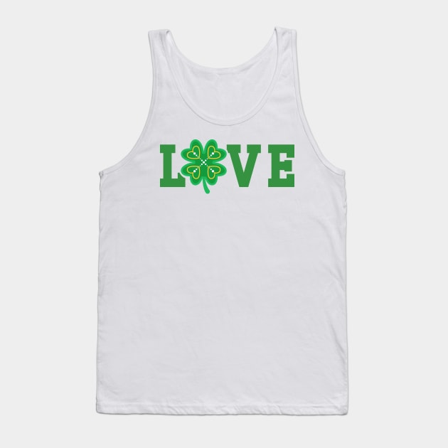 Love Lucky Tank Top by MZeeDesigns